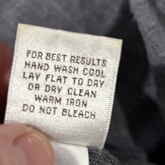 Peter Millar XL Mens Sweater Extra Fine Italian Merino Wool Gray Golf Base Layer - Picture 9 of 16